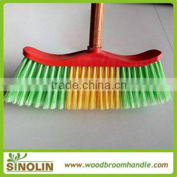 SINOLIN Broom garden sizes, low price household soft cleaning plastic broom