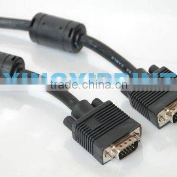 High speed VGA Cable A Male to A Male with ferrites,toshiba vga card for laptop