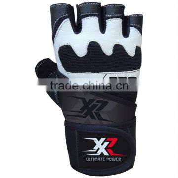 XXR Pro Lift Gel Weight Lifting Gloves Leather Gloves