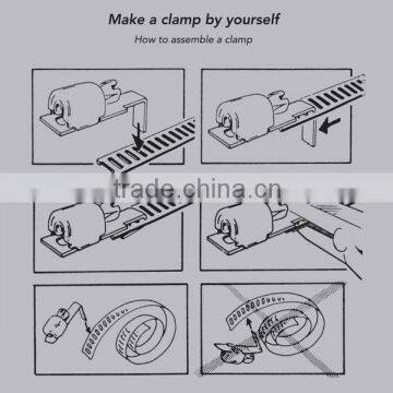 Stainless Steel Fittings Pipe Suspension Endless Band Hose Clamp photo-6