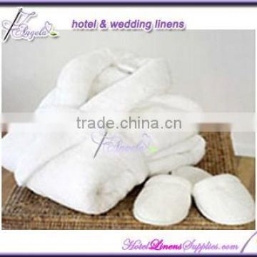 shawl collar wholesale white terry bathrobe, terry bath robes in shawl collar style for hotels, motels, spas, clubs