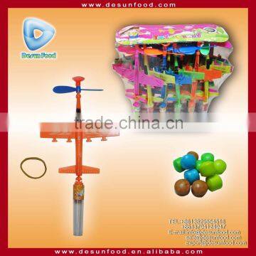 Spiral plane toy with candy funy toy candy