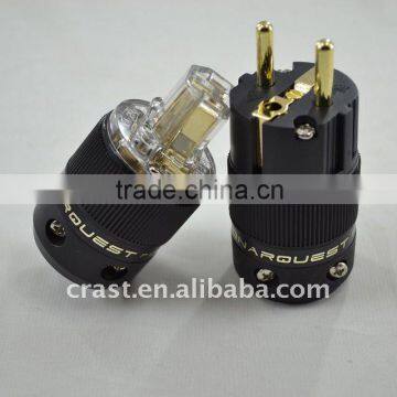 Hi End power plug Pure R-Copper Poles Europe Power connector