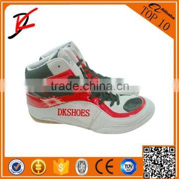 Offers Leather Lace Up High Top Custom Competition Boxing Shoes Boots Training Kickboxing Lace Up Youth and Adult Size