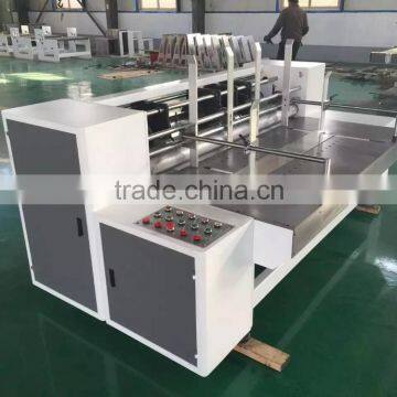 Automatic pushing paperboard and corrugated boxfeeding printing slotting machine ( box molding machine)