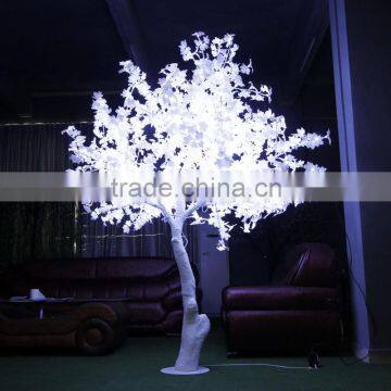 2.5m Pure New Artificial LED Maple Leaves Decorative Plastic Tree Light