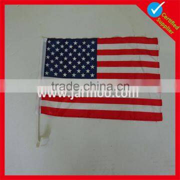 national USA plastic flag holder car