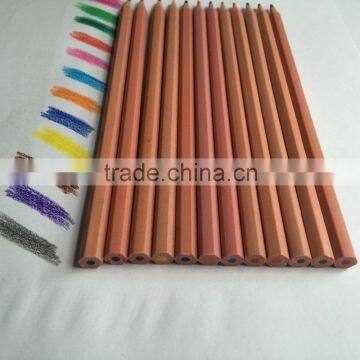 High Quality 12 Colors Plastic Pencils for Kids