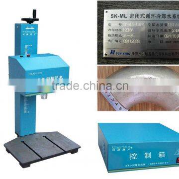 2014 Hot Sale China Low Price High quality Symbol Date Code Desktop Cnc Pneumatic Marking Machine for Metal Nameplate