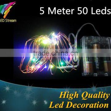 50L String fairy lights rgb led garland