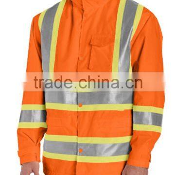 Hi-vis Sleeves Waterproof Jacket Reflective Security Jacket photo-2