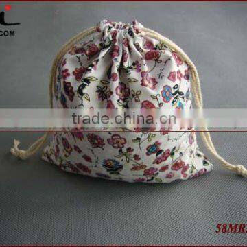 Cloth Drawstring Pouch Bag,Cotton Bag,Wholesale Cotton Fabric Drawstring Bag