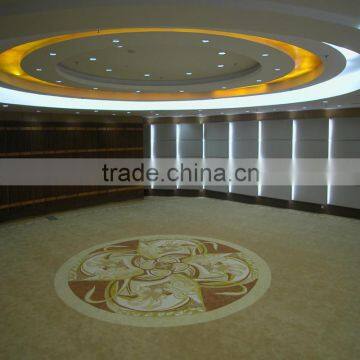 Custom hand knotted carpet with SGS fireproof certificate hotel guest room carpet