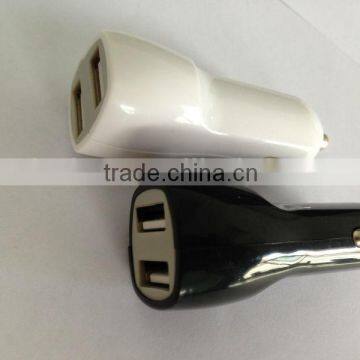 Hot & New Dual usb output 5V 2100ma usb mini car charger 12v 2a usb car charger for Apple iPhone Android phones