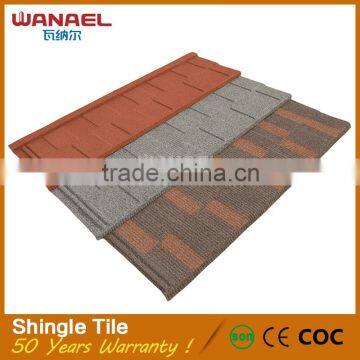 Wanael Shingle Anti-leakage Fast Delivery Cool Steel Flat Roofs