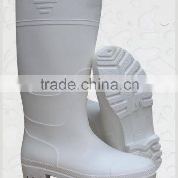 white pvc rain boots,wellington boots,rain shoes,pvc rain boot for food industry