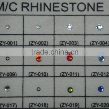 bling hot fix MC rhinestones iron on garment accessories