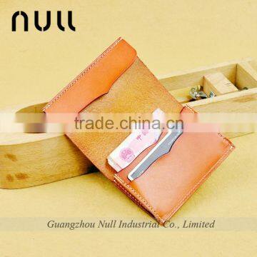 Hot Selling Wholesale Vegetable Tanning Top Layer Cowhide Leather Card Holder photo-5
