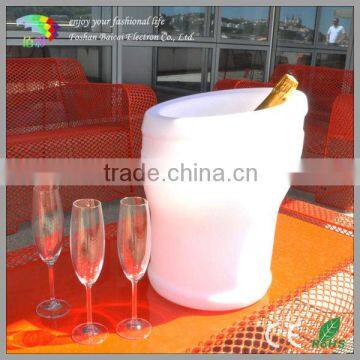 LED Plastic Champagne Bucket with Light Color Change