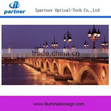 Home Decor Wholesale Beautiful Scenery Painting Led Canvas Hanger Wall Art