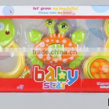 Promotion Toys Baby Musical Set Plastic Rattles Toys 3PCS