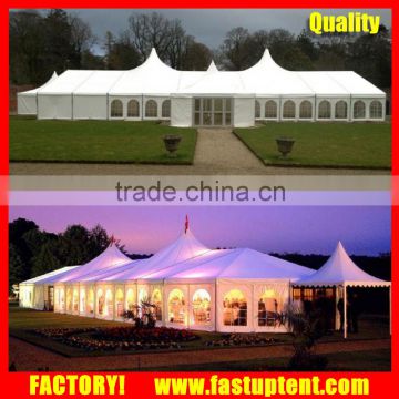 500 People Germany Large High Peak Mixed Wedding Marquee Party Tent