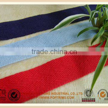 100% natural twill cotton ribbon