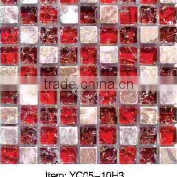 mosaic tile glass mixed stone mosaic 30x30