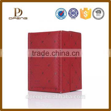 Factory price empty storage leather beauty cosmetic boxes for lady