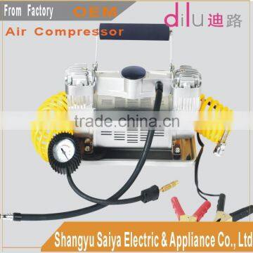 180L/min double cylinders Car air compressor, heavy duty air compressor, air pump, air inflator, 2*cylinders air compressor