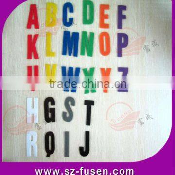 Pretty Nylon fastener tape Alphabet for teaching children