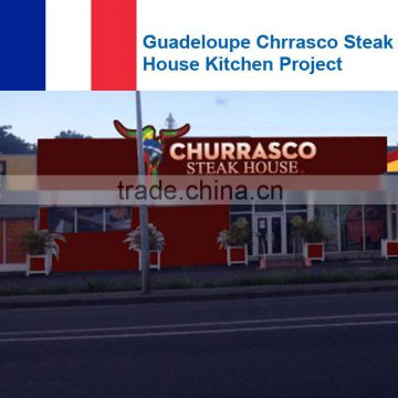 Guadeloupe Chrrasco Steak House Kitchen Project