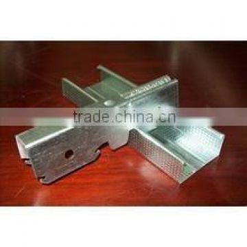 Galvanised metal studs and tracks for drywall widely used in building