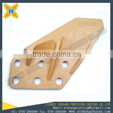 Daewoo excavator blade cutting edges, mini excavator bucket teeth and side cutter DH220