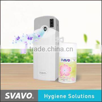 V-870 wall mounted 300ml/320ml aerosol can automatic air freshener with remote control