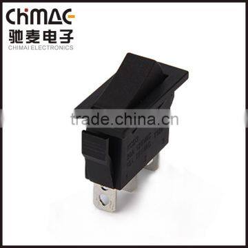 Black oven rocker switch kcd2 on /on 3 terminals switch