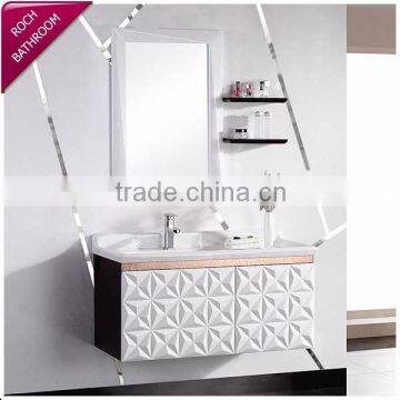 ROCH 8006 Modern High Quality Solid Wood Cabinet Bathroom Vanity Sink