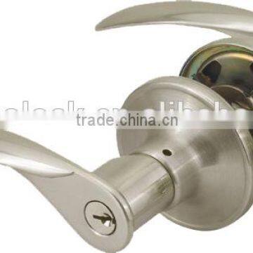 North and South American Style Zinc Alloy Double Handles Main Door Tubular Lever Locks photo-3