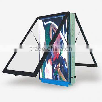 P3mm double sided billboard led price of window frame scrolling poster display