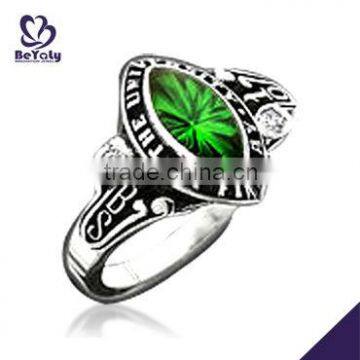 Fashion jewelry custom made low price unique class rings