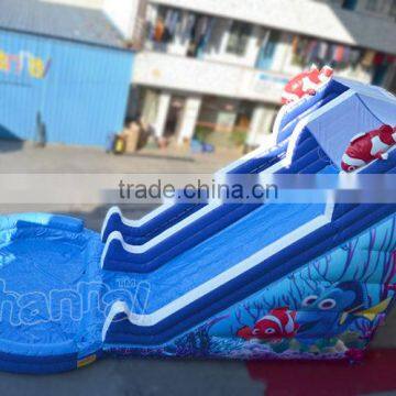 Commercial Inflatable Nemo Cartoon Water Slide With Pool, Giant Inflatable Water Slide for Sale Quality Choice photo-2