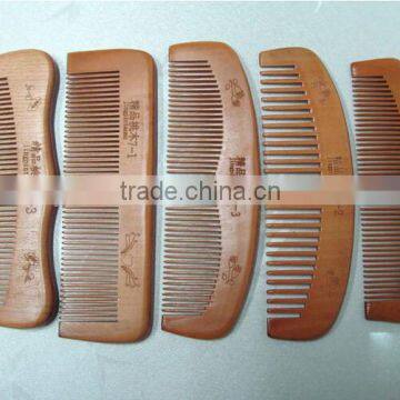 Hottest Keep Healthy Personalized Wide Tooth Natural Wooden Hair Brush Comb photo-4