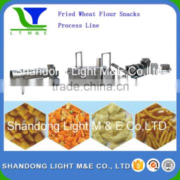 Fried wheat flour snacks machinery/process line