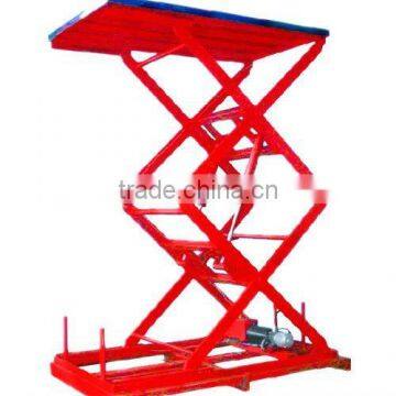 stationary battery powered scissor lift platform