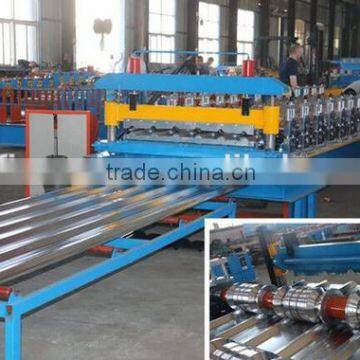 Color steel roofing sheet forming machine production line