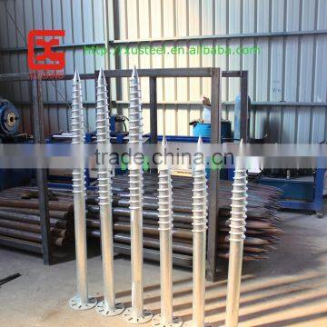 ground screw pile, ground screw pole