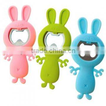 silicone rabbit shaped bottle opener