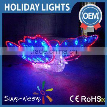 China supplier 2016 new product decorative holiday butterfly led motif light