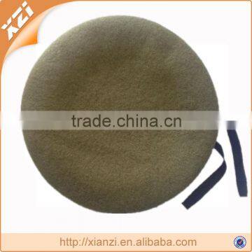 plush common dyeing military wool beret