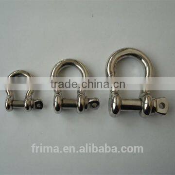 US TYPE HIGH TENSILE FORGED SHACKLE BOW G2150,EP type D shackle